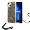 Изображение Guess Guess GUOHCP14MH4STW iPhone 14 Plus 6.7 "brown / brown hardcase 4G Print Strap