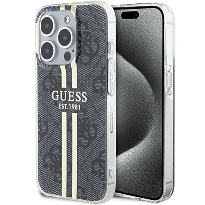 Изображение Guess IML 4G Gold Stripe case for iPhone 15 Pro - 