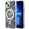 Изображение Guess Guess Leopard MagSafe case for iPhone 14 - blue