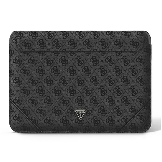 Изображение Etui na tablet Guess Sleeve GUCS14P4TK 13/14" czarny/black 4G Uptown Triangle logo