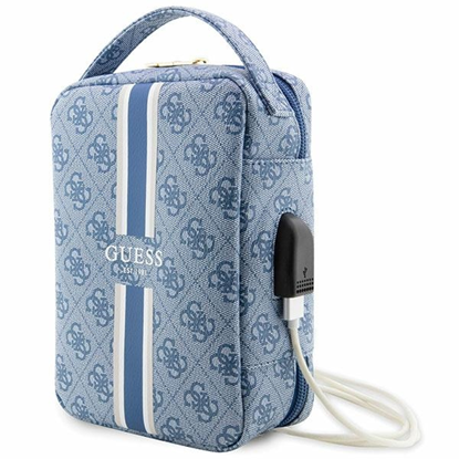 Изображение Guess Guess 4G Printed Stripes Travel Universal Bag - Organizer na akcesoria (Niebieski)