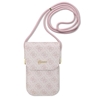 Picture of Guess PU 4G Metal Logo Script Smartphone bag with adjustable strap