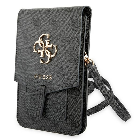 Picture of Guess PU 4G Metal Logo Phone Bag / Grey