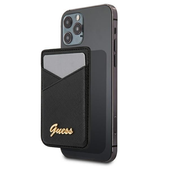 Изображение Guess Wallet Card Slot GUWMSSASLBK MagSafe Saffian