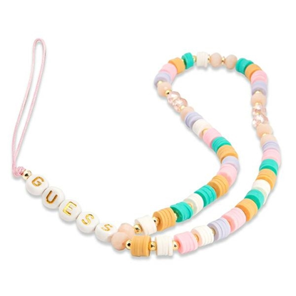 Picture of Guess zawieszka GUSTFLWP Phone Strap różowy|pink H