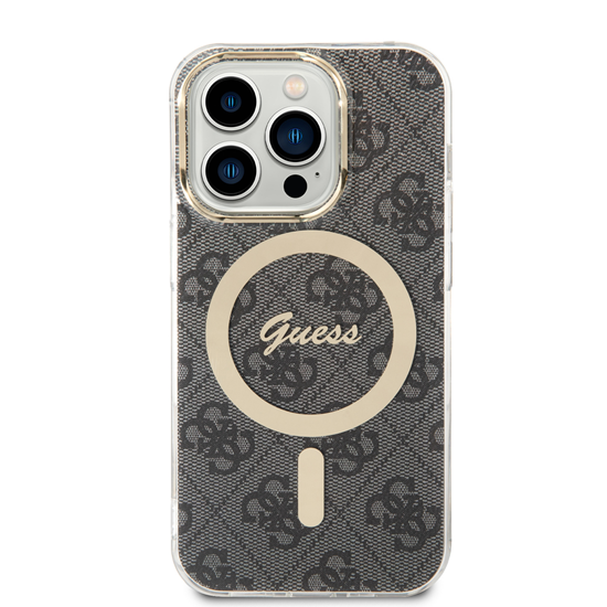 Picture of Guess GUHMP15LH4STK Back Case for Apple iPhone 15 Pro