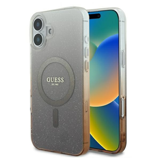 Изображение Guess IML Glitter Gradient MagSafe Back Case for Apple iPhone 16