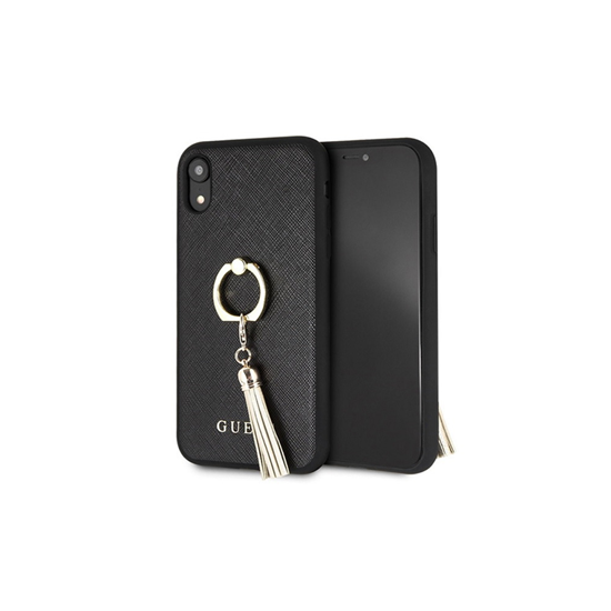 Picture of Guess iPhone XR GUHCI61RSSABK black hard case Saff