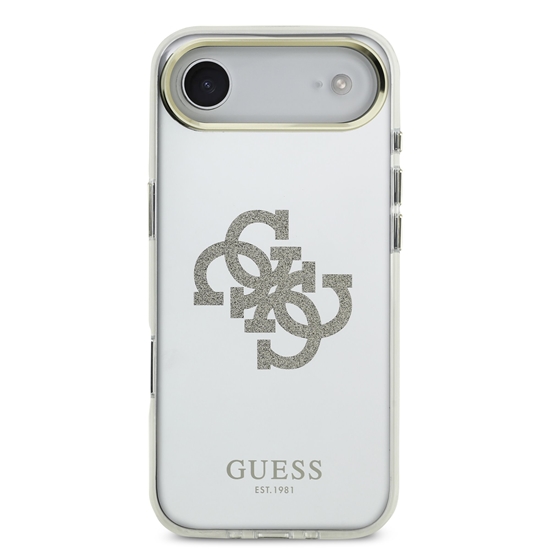 Изображение Guess PC/TPU Mirror 4G Glitter Logo MagSafe Case for Apple iPhone 17 Air