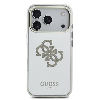 Изображение Guess PC/TPU Mirror 4G Glitter Logo MagSafe Case for Apple iPhone 17 Pro
