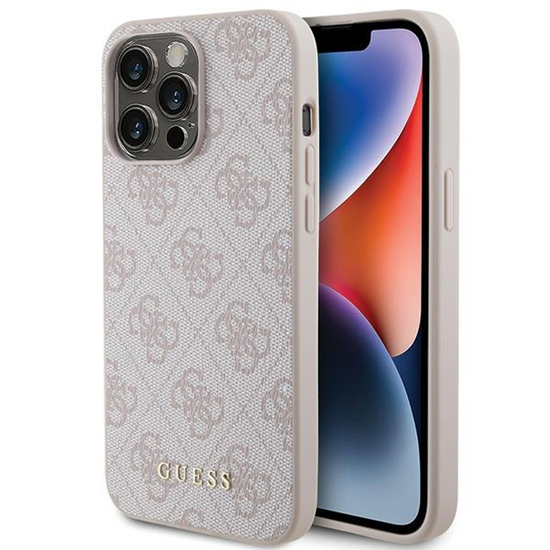 Picture of Guess GUHCP15XG4GFPI iPhone 15 Pro Max 6.7" różowy