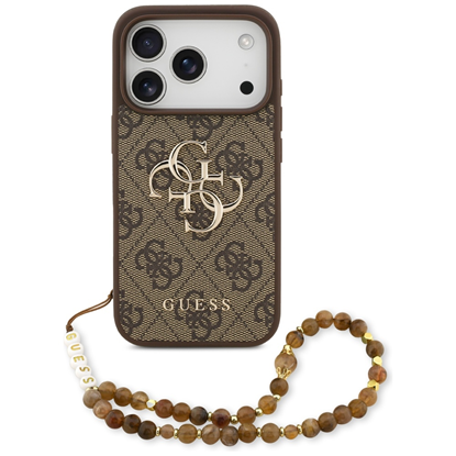 Изображение Guess PU 4G Metal Logo Strap Case for Apple iPhone 17 Pro