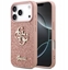 Изображение Guess PU Fixed Glitter 4G Metal Logo Case for Apple iPhone 17 Pro