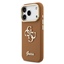 Picture of Guess PU Grained 4G Logo Stand Camera Frame Case for iPhone 17 Pro / Brown