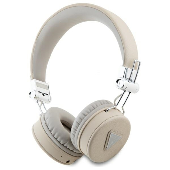 Picture of Guess PU Grained Triangle Logo ENC Wireless Headphones