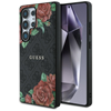 Изображение Guess PU Leather 4G Flowers Print Metal Classic Logo MagSafe Case for Samsung Galaxy S25 Ultra
