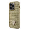 Изображение Guess Rhinestones Triangle Metal Logo Case for Apple iPhone 15 Pro
