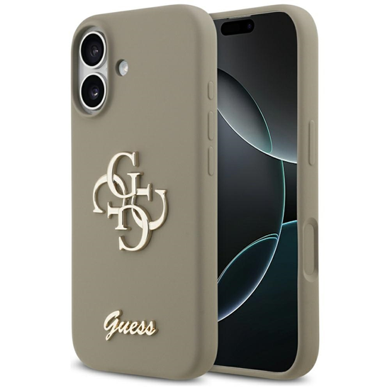 Picture of Guess Silicone Big 4G Script Case for iPhone 17 Br