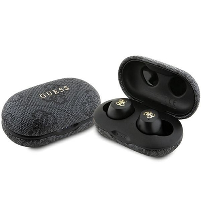 Изображение Guess TWS Guess 4G Metal Bluetooth headphones with ENC docking station - black