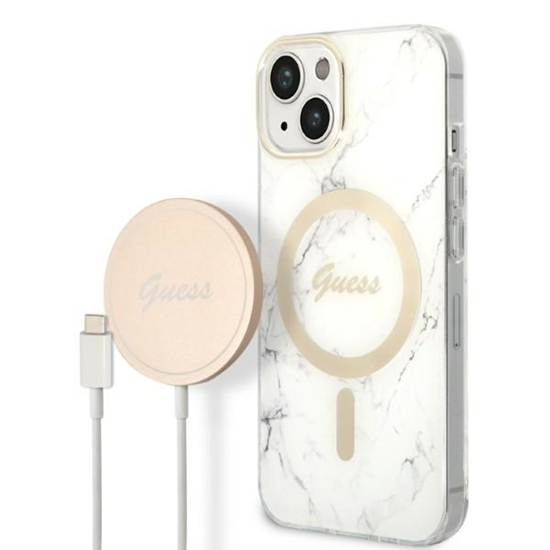 Изображение Zestaw Guess GUBPP14SHMEACSH Case+  Charger iPhone