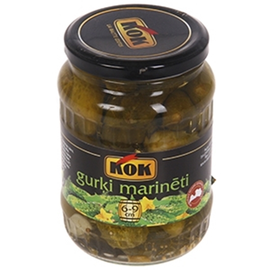 Picture of Gurķi marinēti KOK 6-9cm 680g