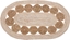 Picture of H&S Decoration Dywan jutowy owalny 80x50 cm