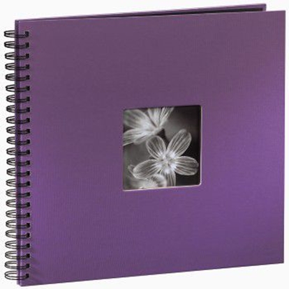 Attēls no Hama "Fine Art" Spiral Album, purple, 34x32/50 photo album 10 x 15, 13 x 18