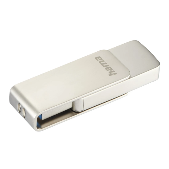 Picture of Hama 00182486 Rotate Pro 128GB USB 3.0 silver