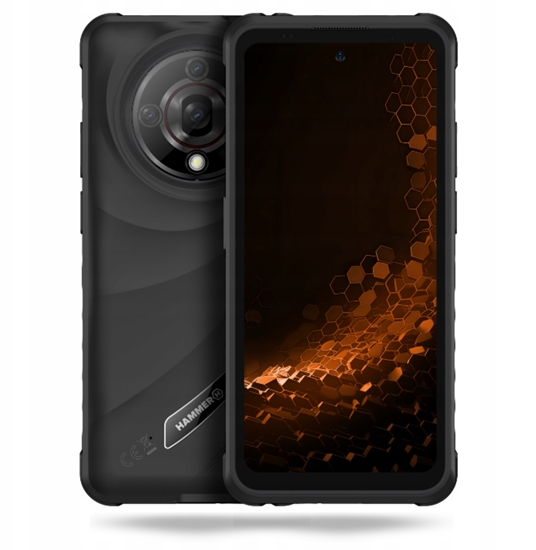 Изображение Hammer Iron 6 (Black) DS 6.56" IPS TFT 720x1612/2GHz/256GB/6GB RAM/Android 14/microSDXC/WiFi,BT,5G