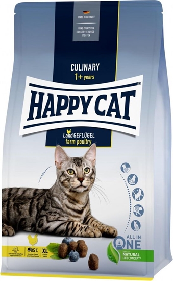 Picture of Happy Cat Culinary Farm Poultry, sucha karma, dla kotów dorosych, drób, 4 kg, worek
