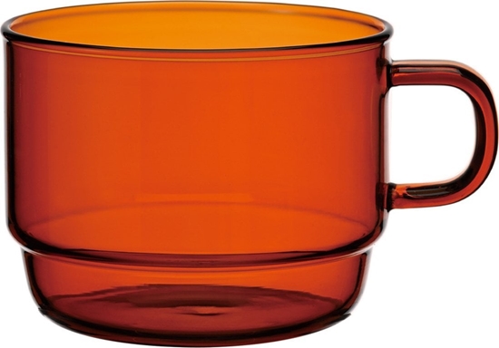 Picture of Hario Hario - Colors Stacking Mug Cup - Szklany kubek bursztynowy 300ml