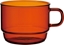 Attēls no Hario Hario - Colors Stacking Mug Cup - Szklany kubek bursztynowy 300ml