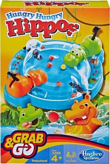 Picture of Hasbro Gra Hungry Hungry Hippo Grab and Go (B1001)