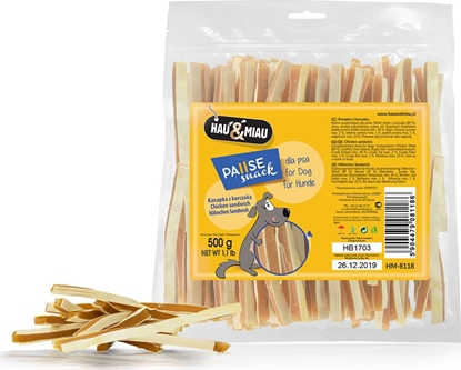 Attēls no Hau&Miau Hau&Miau kanapka z kurczaka 500g HM-8118