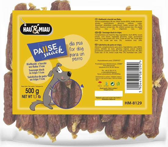 Picture of Hau&Miau Kiebaski z kaczki we flaku 11 cm Hau&Miau HM-8129 500 g