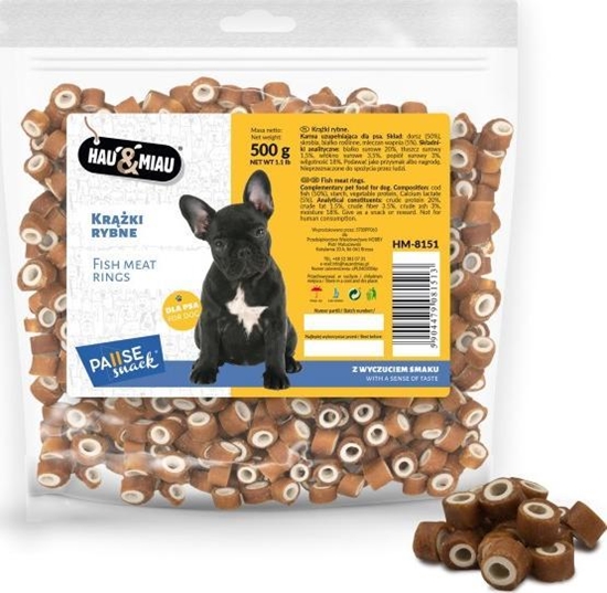 Picture of Hau&Miau Pausesnack przysmak dla psa, krki rybne 500g