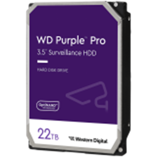 Picture of HDD|WESTERN DIGITAL|Purple Pro|22TB|512 MB|7200 rpm|3,5"|WD221PURP