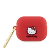 Picture of Hello Kitty Apple Airpods Pro 2 cover Silicone 3D Kitty Head Red