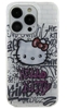 Picture of Hello Kitty Apple iPhone 15 6.1 hardcase IML Kitty On Bricks Graffit White
