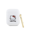 Picture of Hello Kitty Apple Airpods 1/2 cover Silicone 3D Kitty Head White