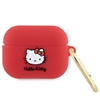 Picture of Hello Kitty Apple Airpods Pro cover Silicone 3D Kitty Head Red