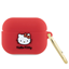 Изображение Hello Kitty Apple Airpods Pro cover Silicone 3D Kitty Head Red