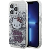 Picture of Hello Kitty Hello Kitty IML Kitty On Bricks Graffiti case for iPhone 13 Pro Max - white