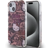Picture of Hello Kitty Hello Kitty IML Tags Graffiti case for iPhone 15 - pink