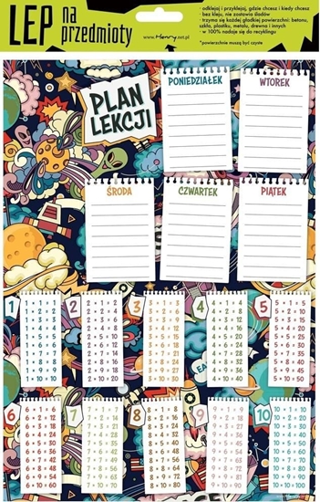 Picture of HENRY Elektrostatyczny plan lekcji A4 Kosmos