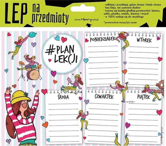 Picture of HENRY Elektrostatyczny plan lekcji A5 Dziewczyna