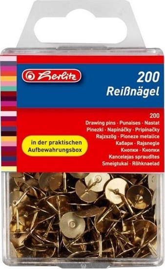 Изображение Herlitz Pinezki metalowe 200szt