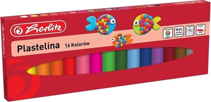 Изображение Herlitz PLASTELINA 16KOL HER WB