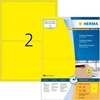 Изображение Herma Etiketten A4 gelb 199,6x143,5mm Papier matt 1400 St.