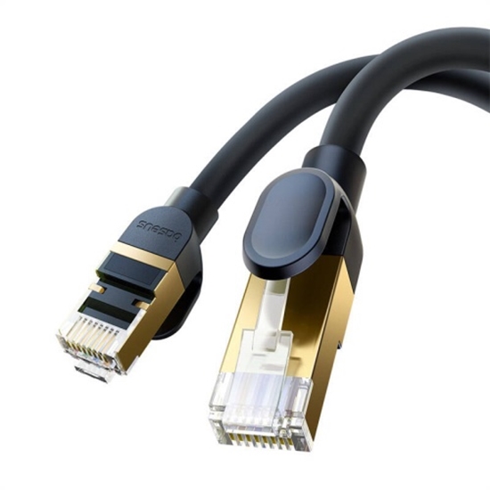Изображение High Speed CAT8 Ethernet Round Cable 3m Black
